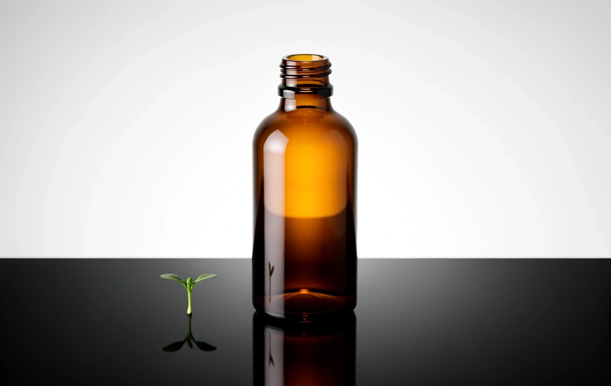 Luxury supplement bottle